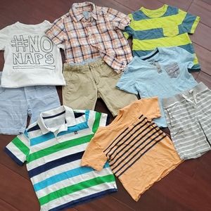 Boys 4T Gap Oshkosh 9 PC lot shorts tee shirts